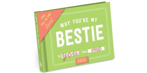 Knock Knock Why You're My Bestie Fill in the Love Gift Book