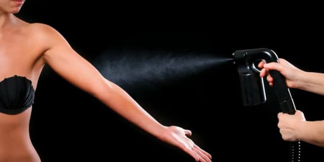 Two Airbrush Tans