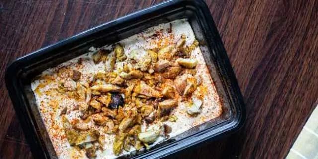 Hummus on Gyro